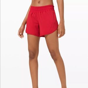 lululemon Track that MR Shorts 5 inch - Red